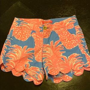 Lilly Pulitzer scalloped shorts